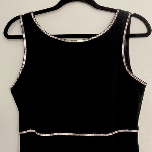 Le Chateau Rhinestone trimmed LBD NWT Small - Picture 2 of 7